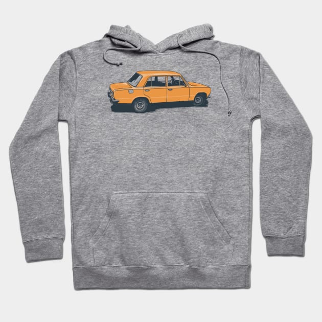 City car vintage Hoodie by Saturasi